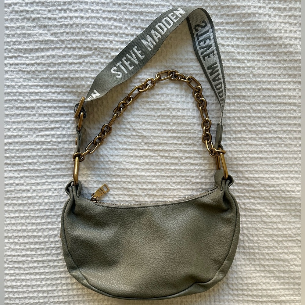 NWOT Steve Madden Olive Green Shoulder Bag
